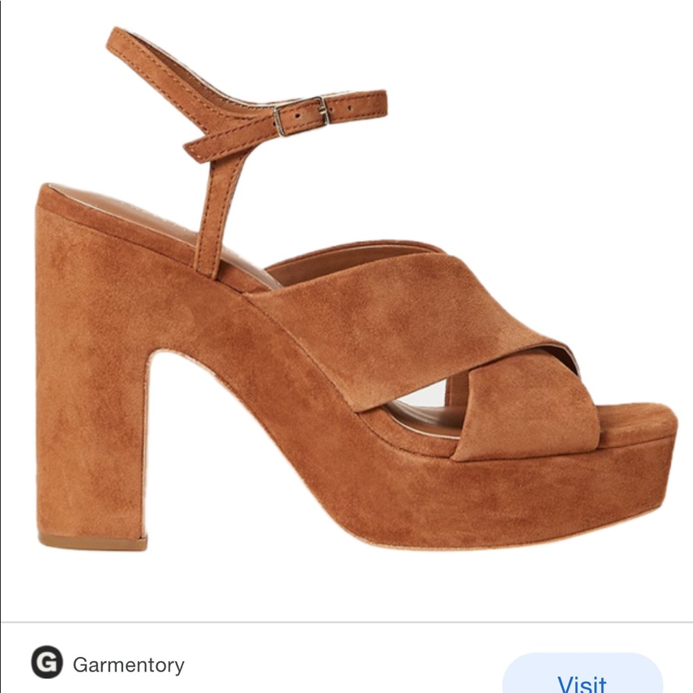 Loeffler Randall Gina platform sandal - cacao